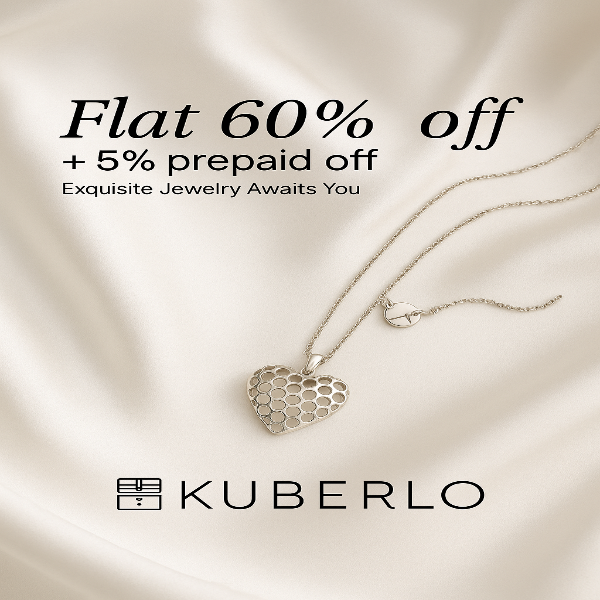 60% Off + 5% Extra on Prepaid orders